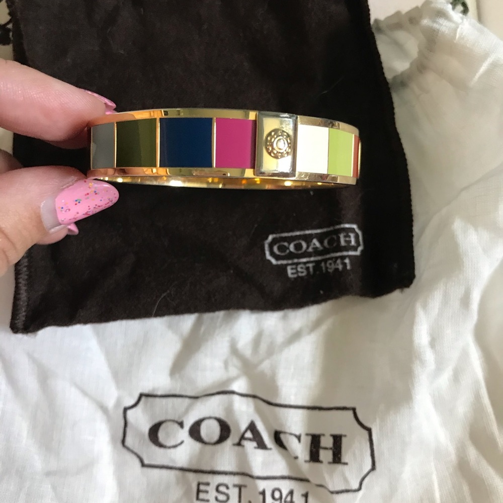 Coach Multicolored Bangle Bracelet